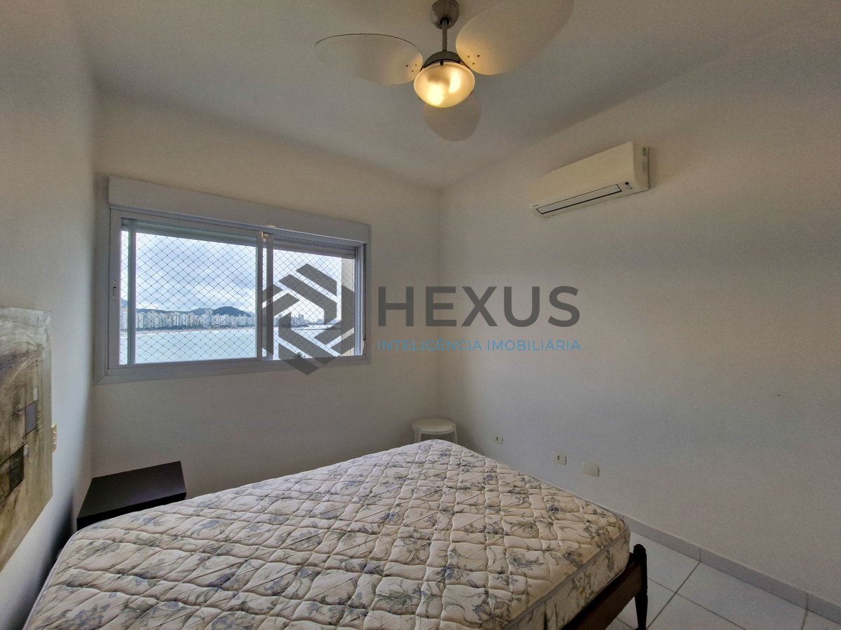 Foto 16 de Apartamento frente mar com varanda vista mar e lazer no Jardim Astúrias, Guarujá