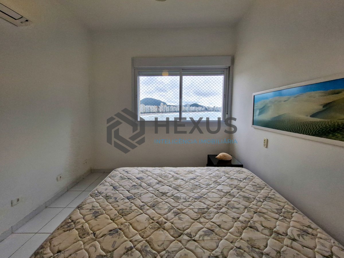 Foto 24 de Apartamento frente mar com varanda vista mar e lazer no Jardim Astúrias, Guarujá