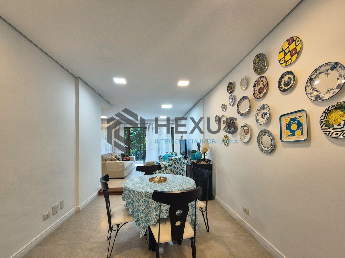 Foto 12 de Apartamento com varanda vista mar e lazer nas Pitangueiras, Guarujá