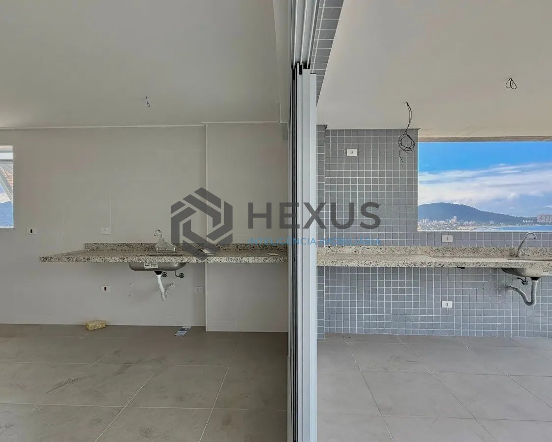 Foto 14 de Apartamento com varanda gourmet vista mar e lazer a 100m da praia na Enseada, Guarujá
