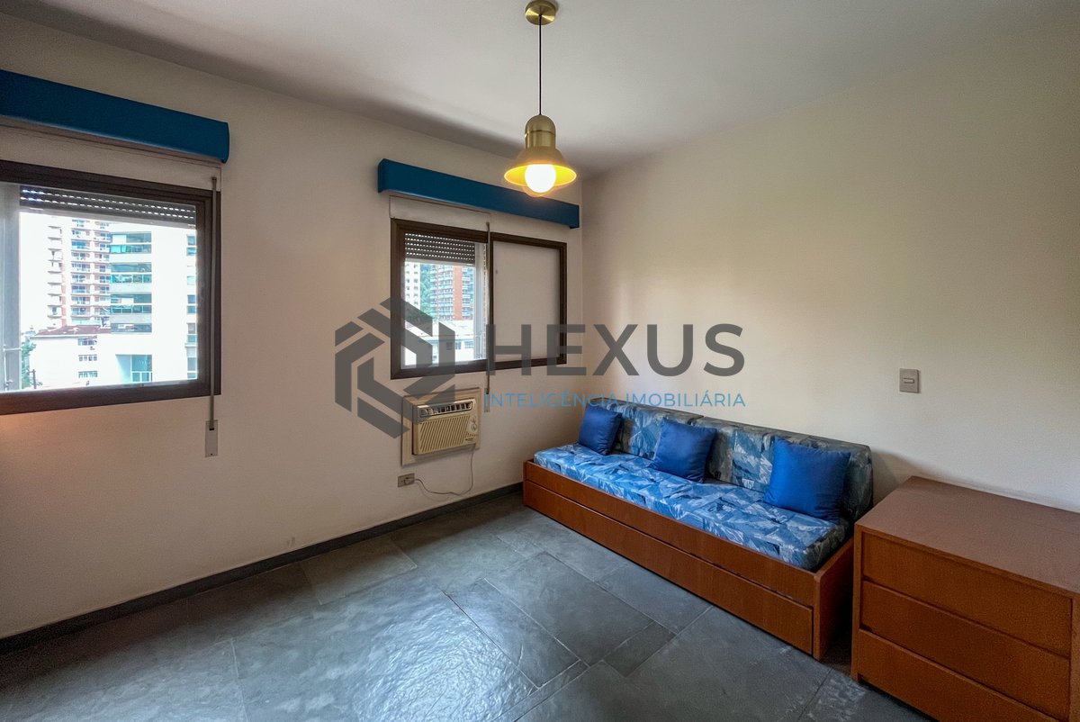Foto 19 de Apartamento com varanda e 2 vagas à venda, Pitangueiras, Guarujá, SP