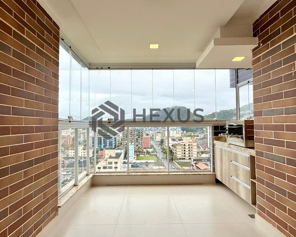 Foto 8 de Apartamento com varanda gourmet vista mar e lazer a 350m da praia na Enseada, Guarujá