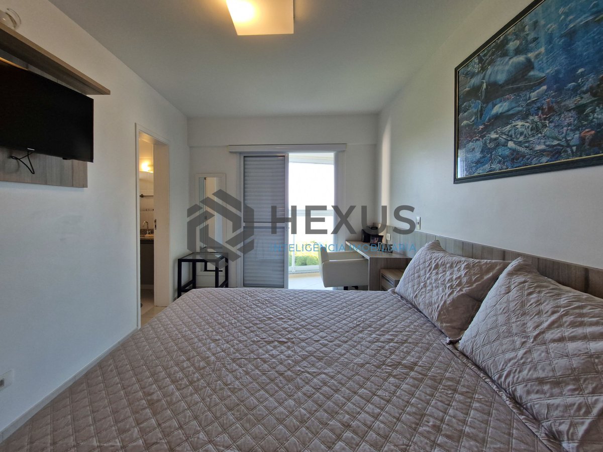 Foto 16 de Apartamento com varanda gourmet vista mar e lazer na beira mar da praia no Tombo, Guarujá