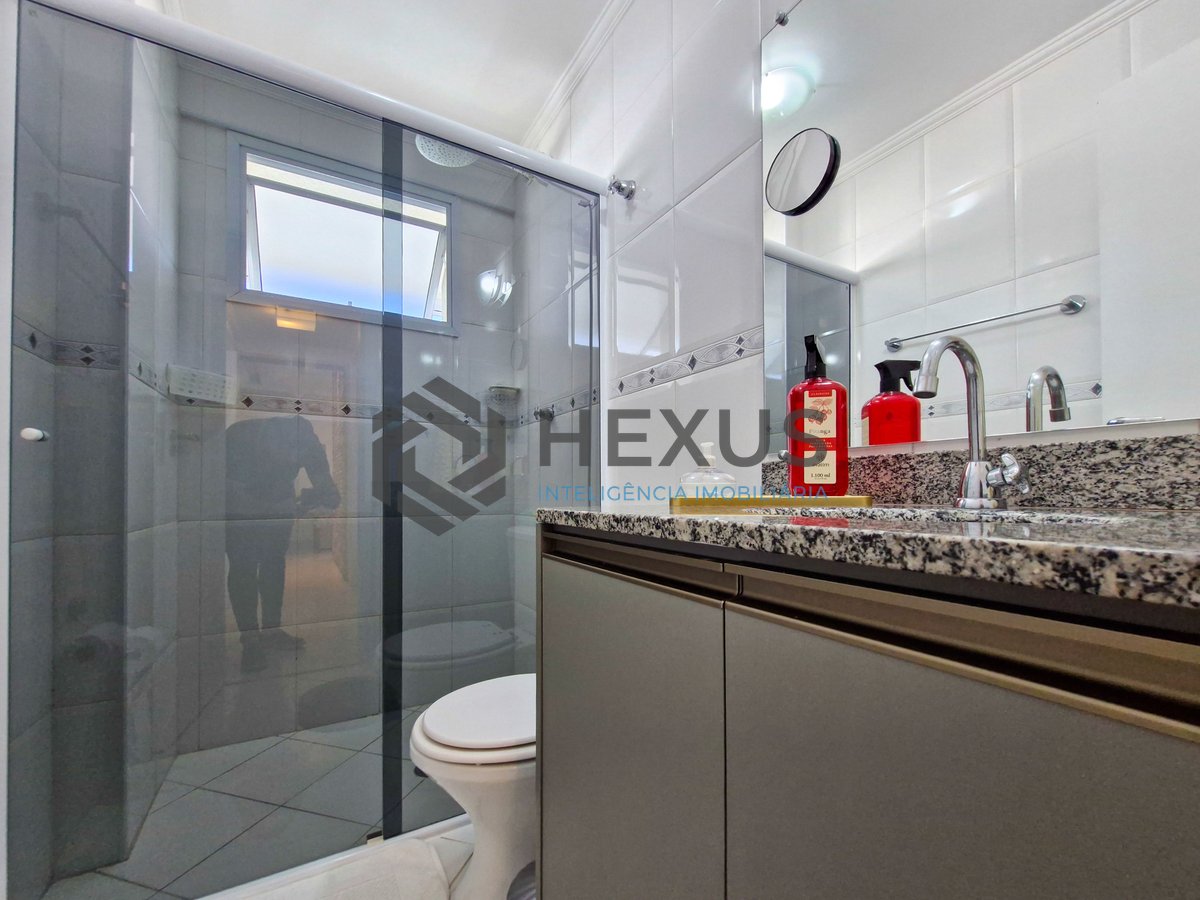 Foto 33 de Apartamento com varanda gourmet vista mar e lazer na beira mar da praia no Tombo, Guarujá