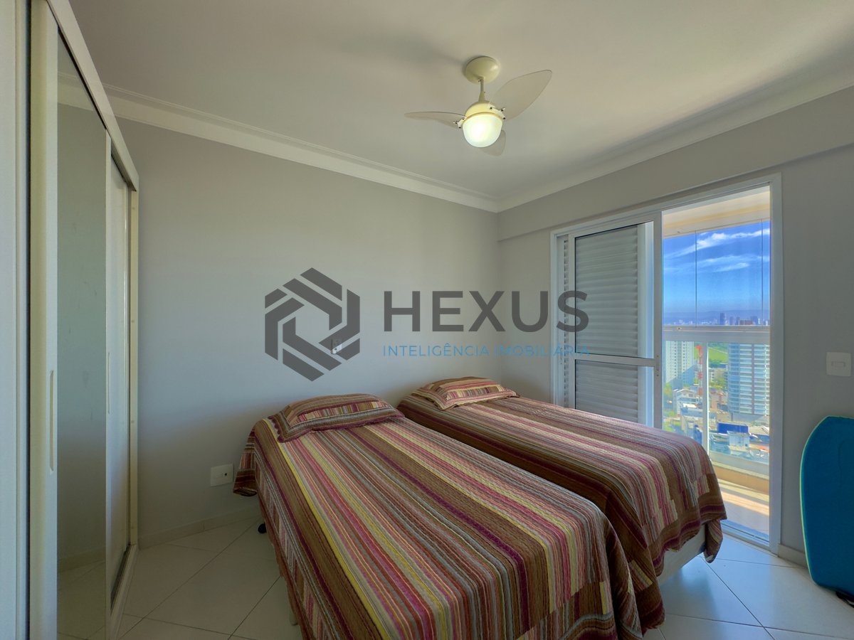Foto 15 de Apartamento com varanda gourmet vista mar e lazer na beira mar da praia no Tombo, Guarujá