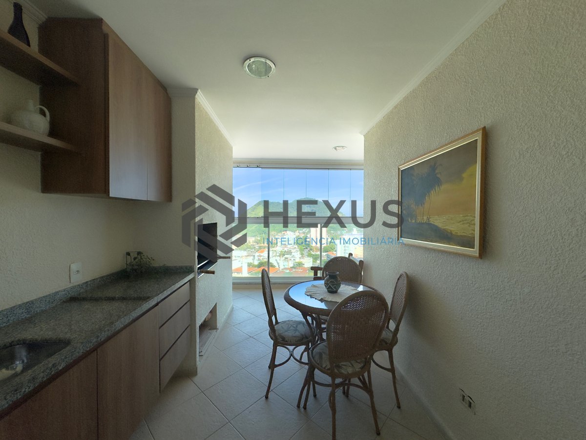 Foto 3 de Apartamento com varanda gourmet vista mar e lazer na beira mar da praia no Tombo, Guarujá