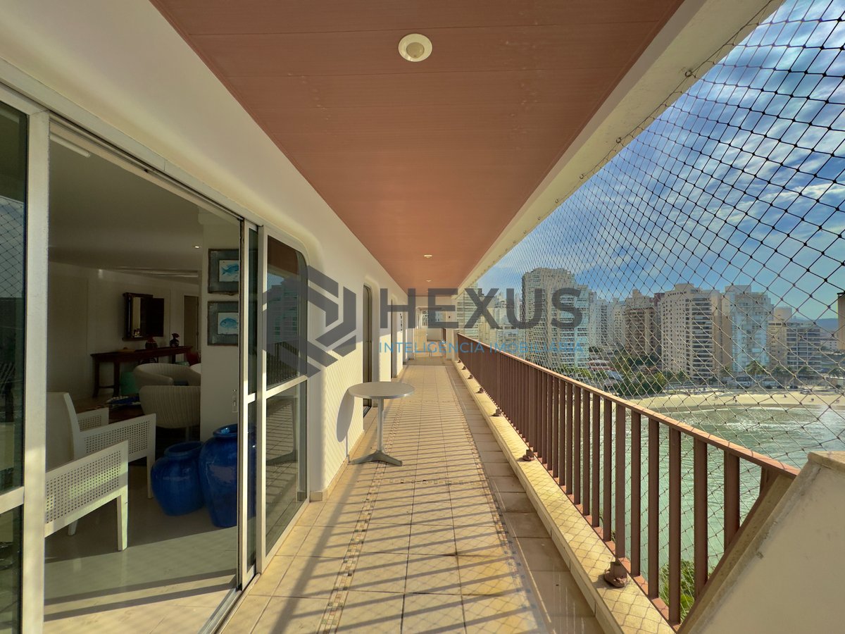 Foto 3 de Apartamento frente mar com varanda vista mar e lazer no Jardim Astúrias, Guarujá