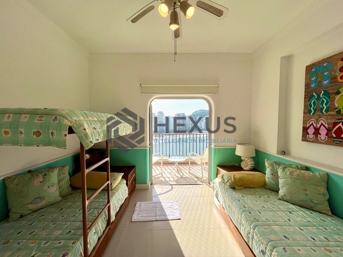 Foto 40 de Apartamento frente mar com varanda vista mar e lazer no Jardim Astúrias, Guarujá