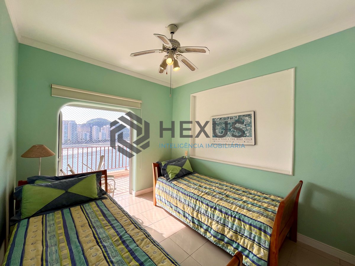 Foto 44 de Apartamento frente mar com varanda vista mar e lazer no Jardim Astúrias, Guarujá