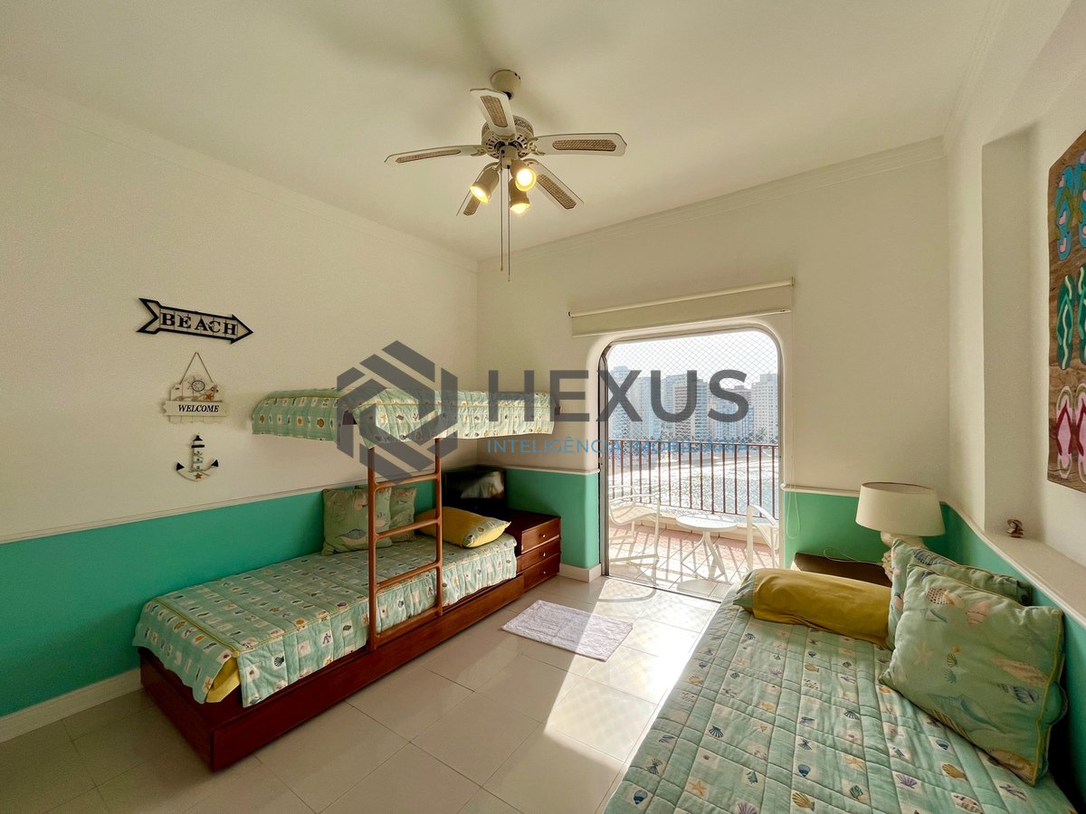 Foto 50 de Apartamento frente mar com varanda vista mar e lazer no Jardim Astúrias, Guarujá