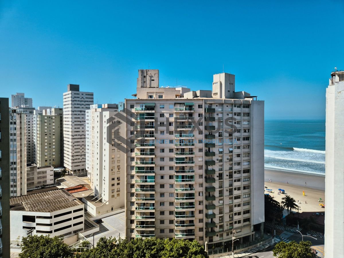 Foto 2 de Apartamento com lazer a 1 quadra da praia nas Pitangueiras, Guarujá