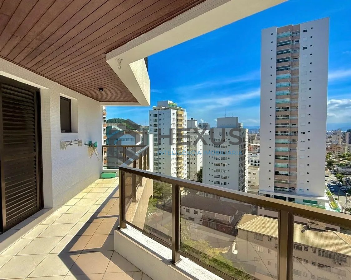 Foto 16 de Apartamento com varanda vista mar e lazer a 150m da praia no Tombo, Guarujá