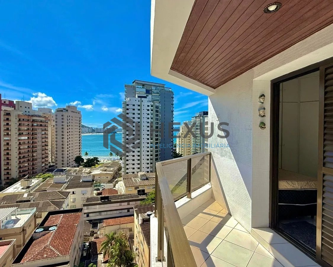 Foto 18 de Apartamento com varanda vista mar e lazer a 150m da praia no Tombo, Guarujá