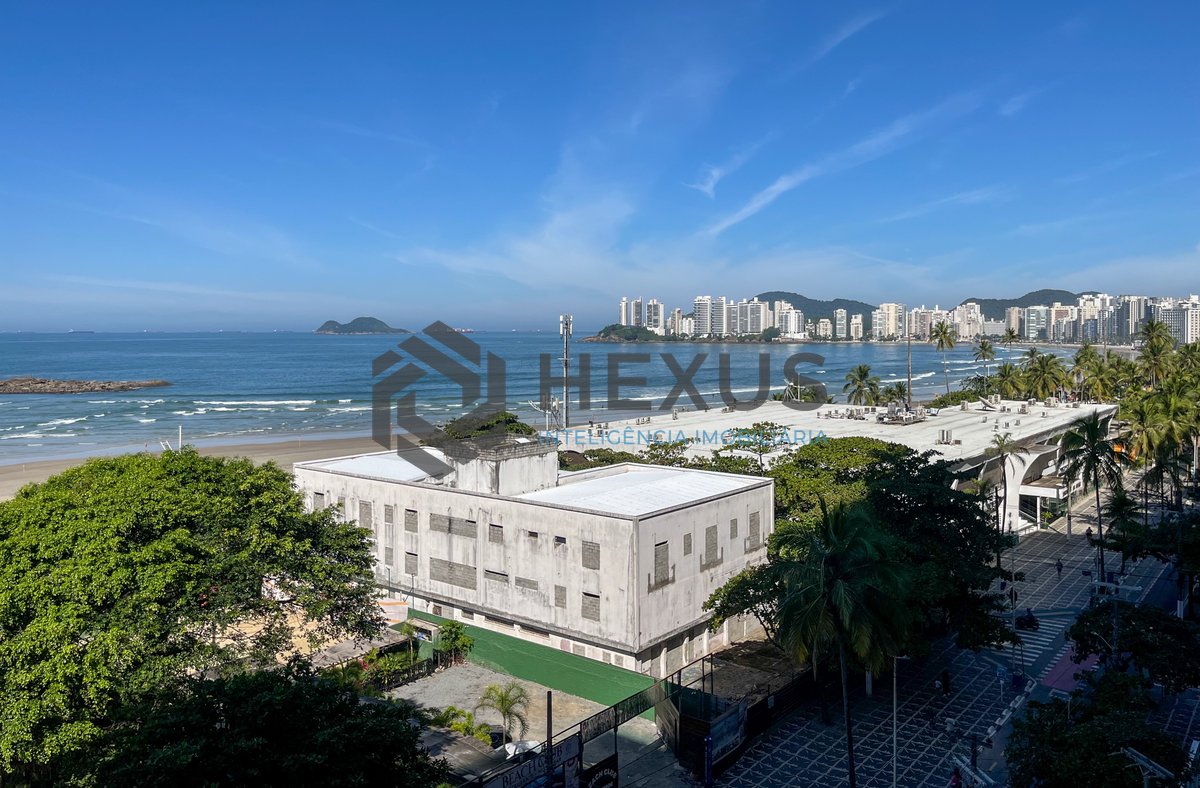 Foto 19 de Apartamento frente mar com varanda nas Pitangueiras, Guarujá