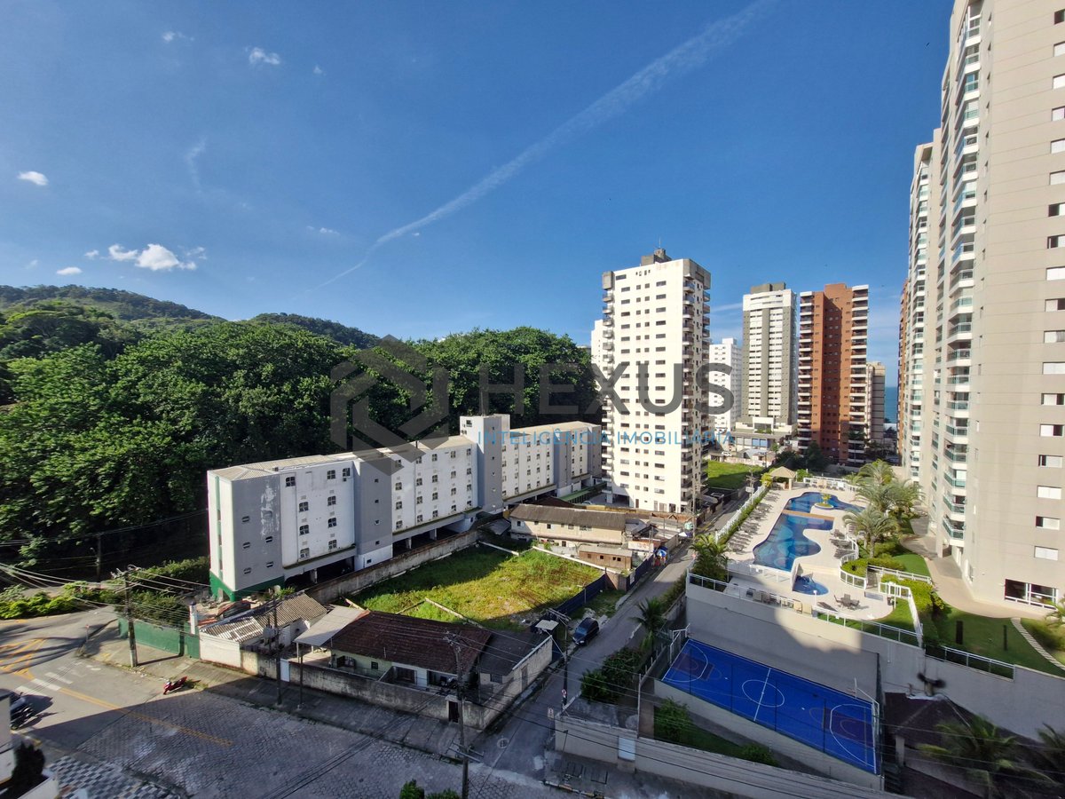 Foto 7 de Apartamento com varanda vista mar e lazer no Jardim Astúrias, Guarujá
