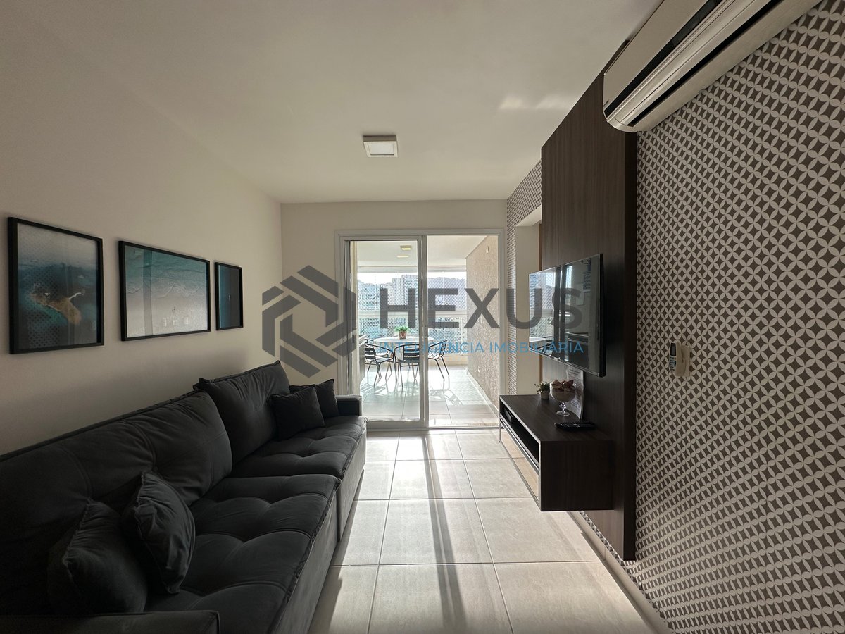 Foto 4 de Apartamento com varanda gourmet vista mar e lazer a 450m da praia na Enseada, Guarujá