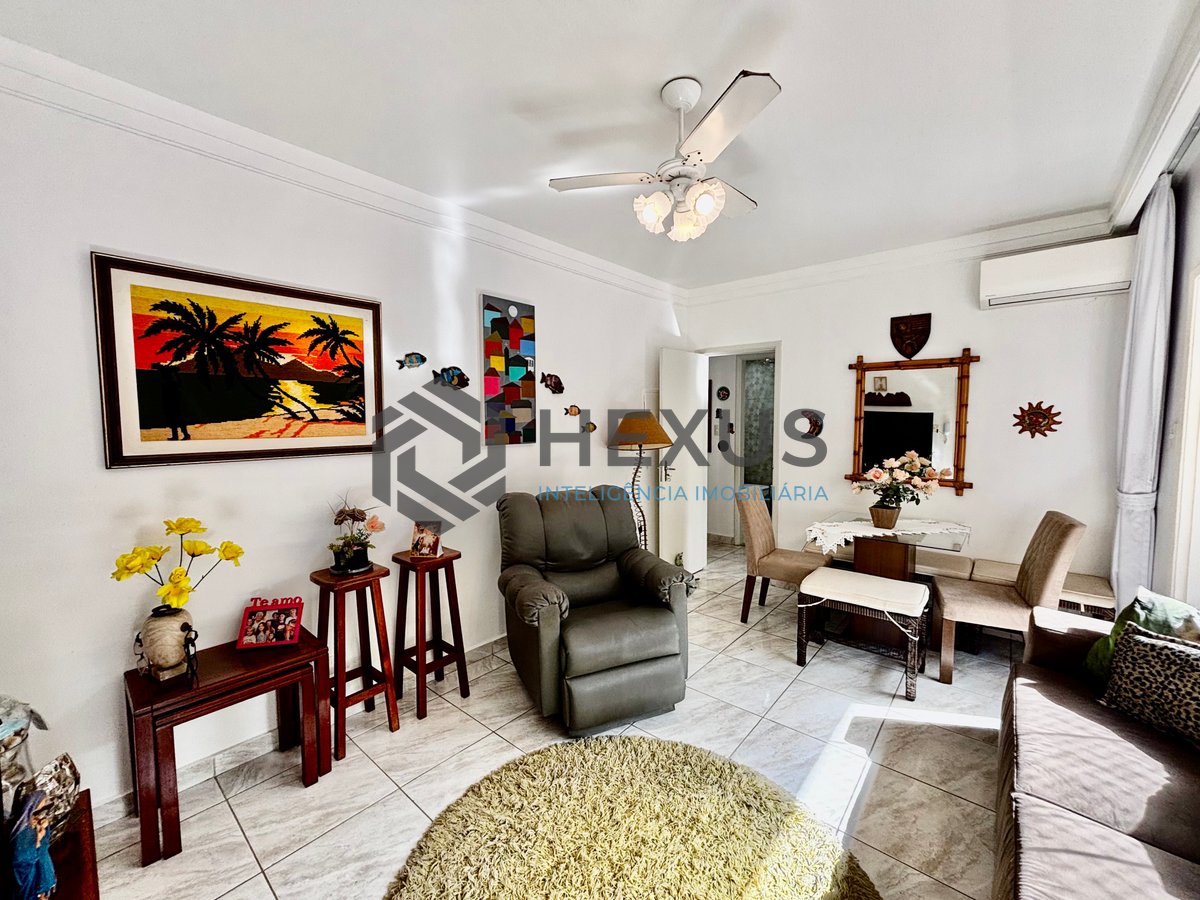 Foto 7 de Apartamento com varanda e lazer a 100m da praia no Tombo, Guarujá