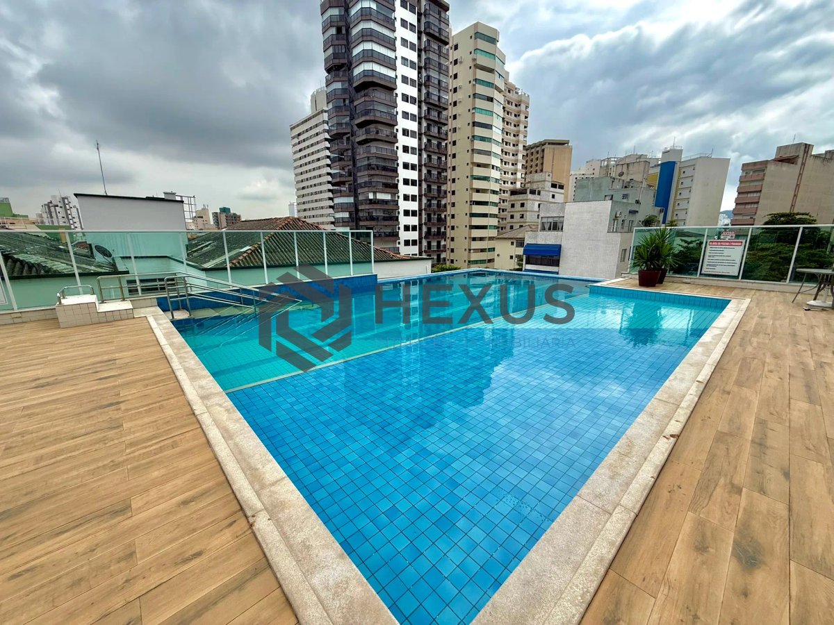 Foto 23 de Apartamento reformado com varanda gourmet e lazer a 100m da praia no Jardim Astúrias, Guarujá