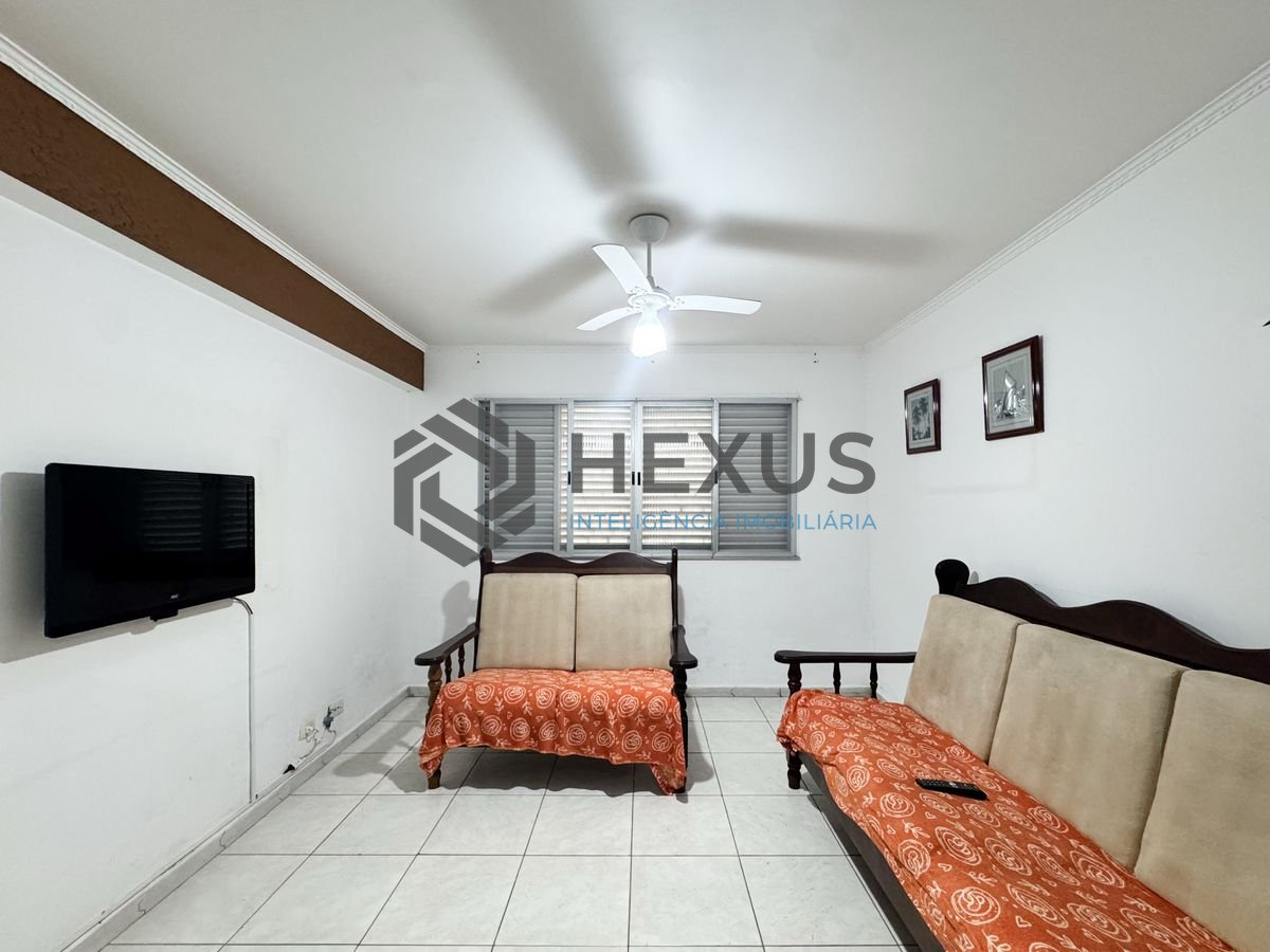 Foto 3 de Apartamento a 160m da praia na região da Vila Alzira no Jardim Astúrias, Guarujá