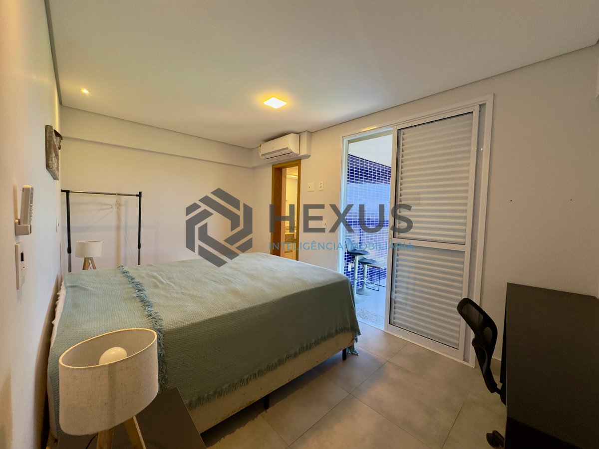 Foto 16 de Apartamento com varanda gourmet e lazer na beira mar da praia no Jardim Astúrias, Guarujá