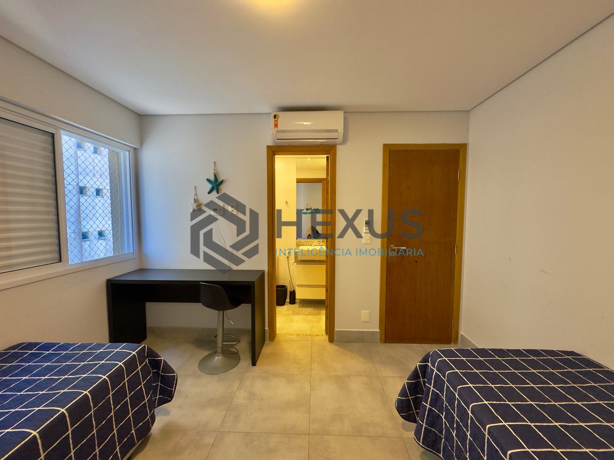 Foto 29 de Apartamento com varanda gourmet e lazer na beira mar da praia no Jardim Astúrias, Guarujá