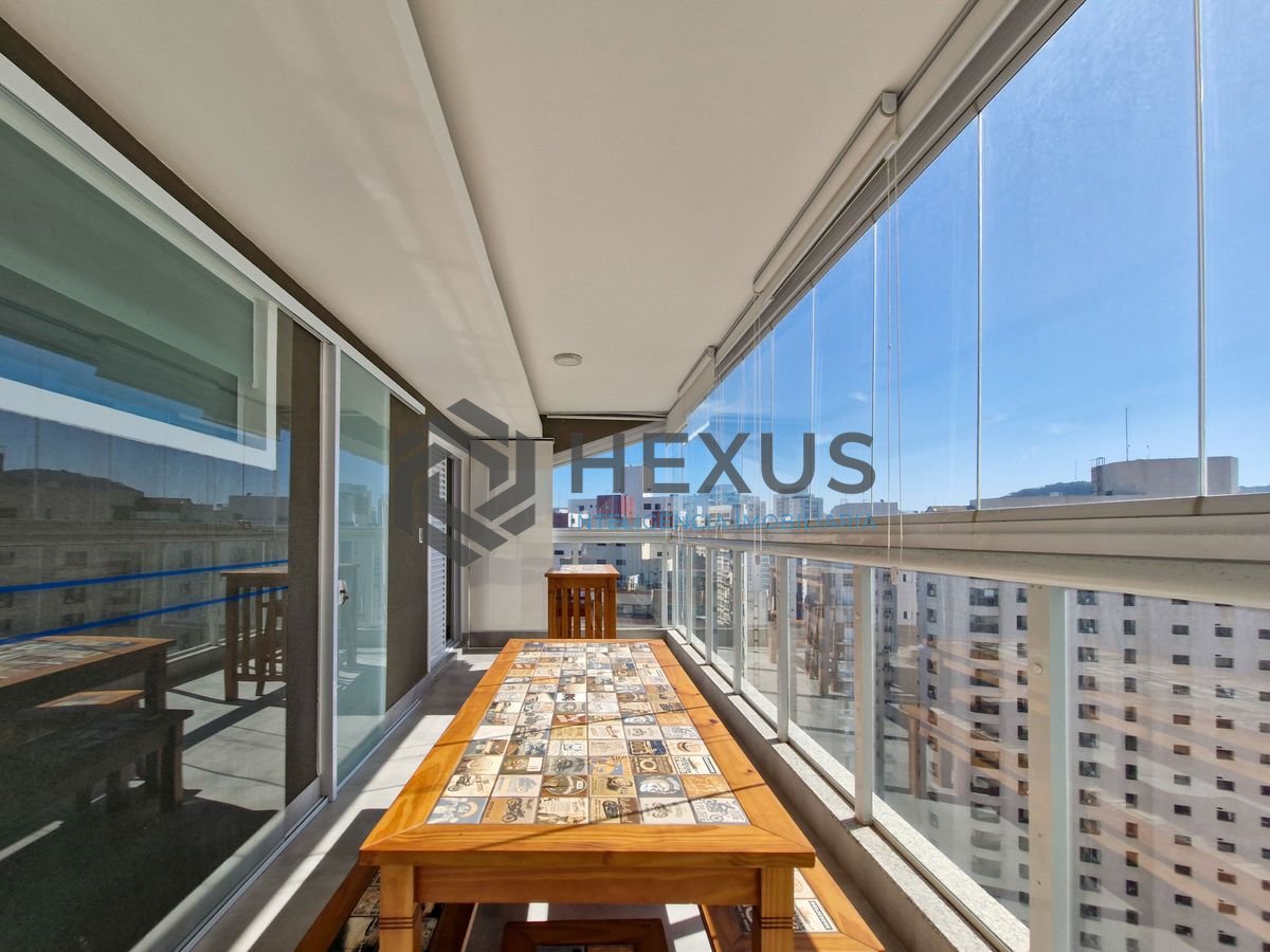 Foto 15 de Apartamento com varanda gourmet vista mar e lazer na beira mar no Jardim Astúrias, Guarujá