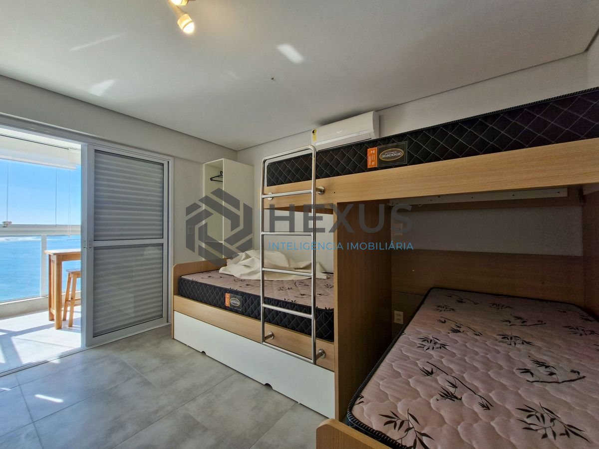 Foto 28 de Apartamento com varanda gourmet vista mar e lazer na beira mar no Jardim Astúrias, Guarujá