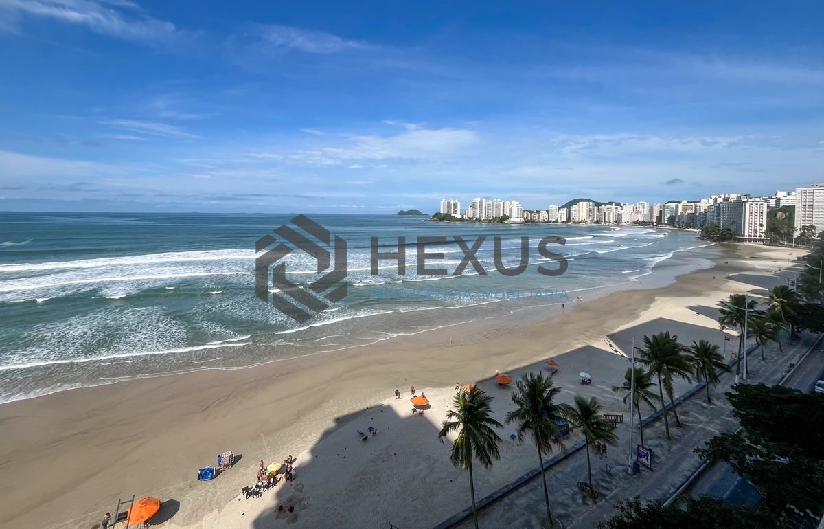 Foto 16 de Apartamento reformado frente mar com varanda vista mar nas Pitangueiras, Guarujá