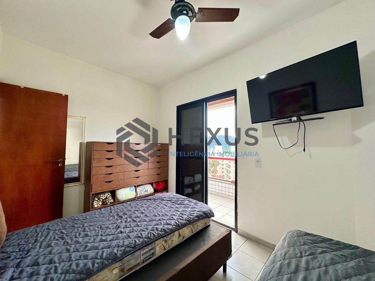 Foto 12 de Apartamento com varanda gourmet vista mar e lazer na Enseada, Guarujá