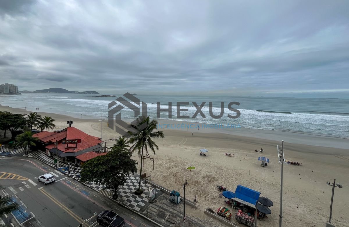 Foto 14 de Apartamento frente mar com varanda e vaga à venda, Pitangueiras, Guarujá, SP