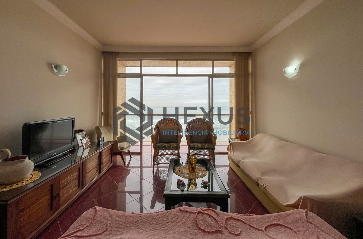 Foto 6 de Apartamento frente mar com varanda e vaga à venda, Pitangueiras, Guarujá, SP