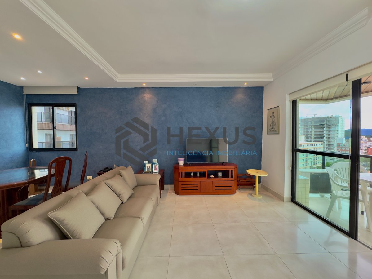 Foto 3 de Apartamento com varanda e lazer no Jardim Astúrias, Guarujá