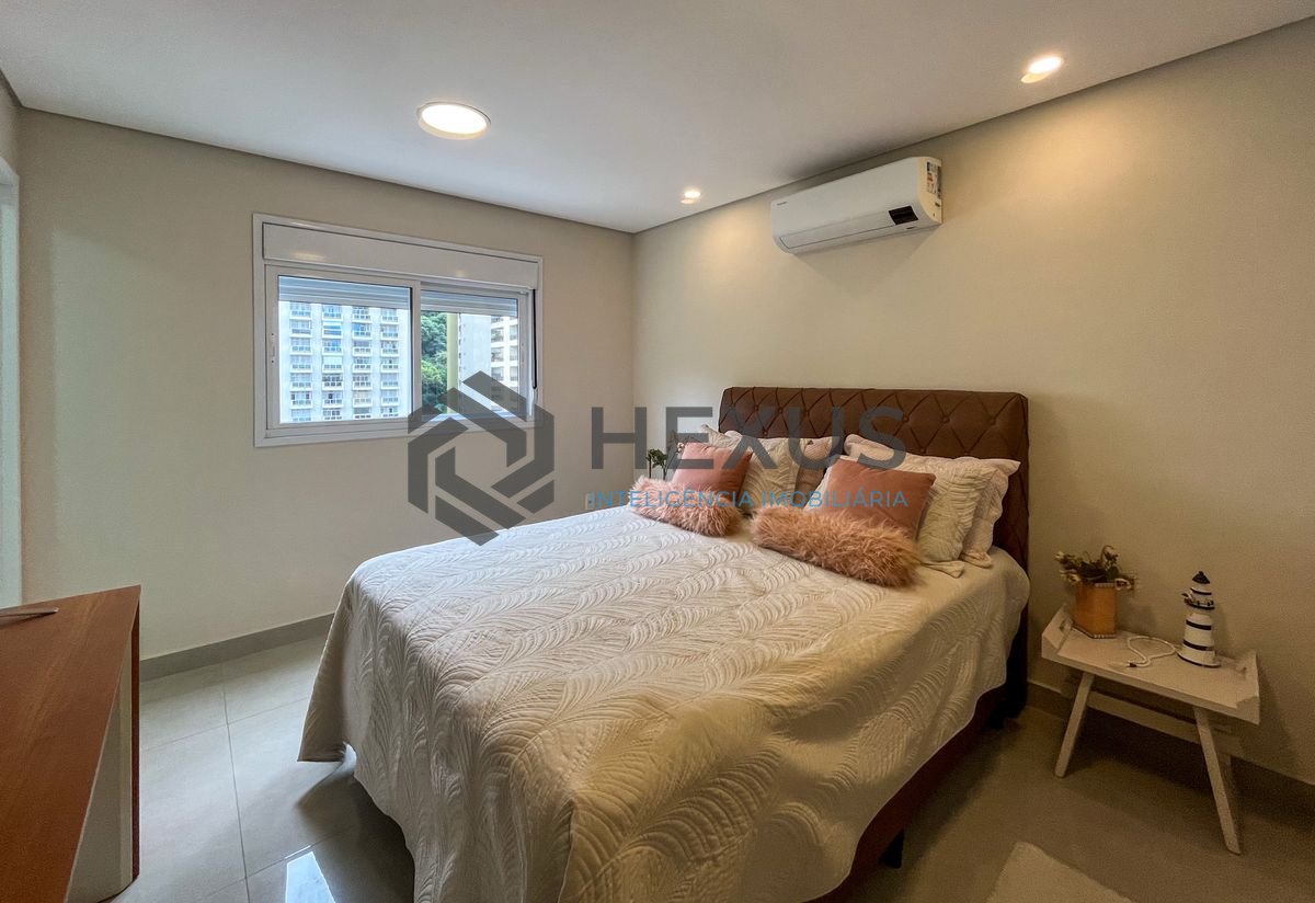 Foto 26 de Apartamento reformado com varanda gourmet e lazer nas Pitangueiras, Guarujá
