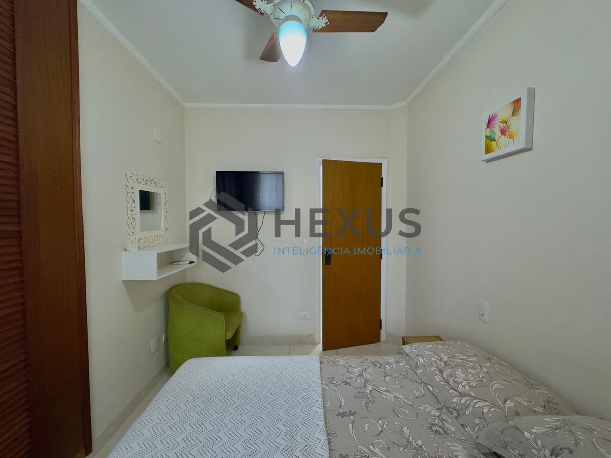 Foto 20 de Flat reformado com varanda gourmet e lazer a 1 quadra da praia nas Pitangueiras, Guarujá
