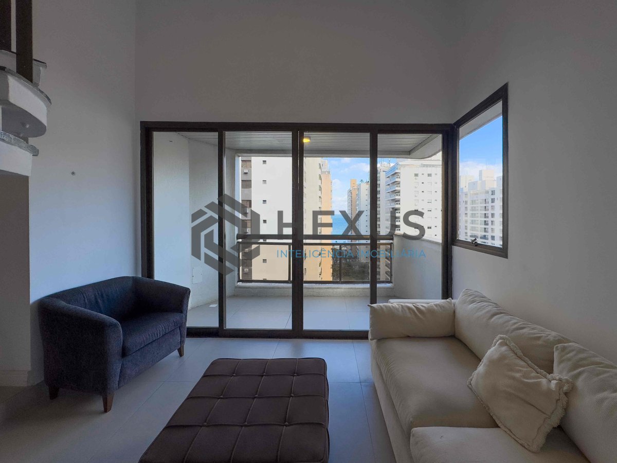 Foto 17 de Cobertura duplex com piscina, churrasqueira e vista mar na Praia das Pitangueiras - 4 Quartos (2 suítes), 2 Vagas, Guarujá-SP | Hexus Inteligência Imobiliária