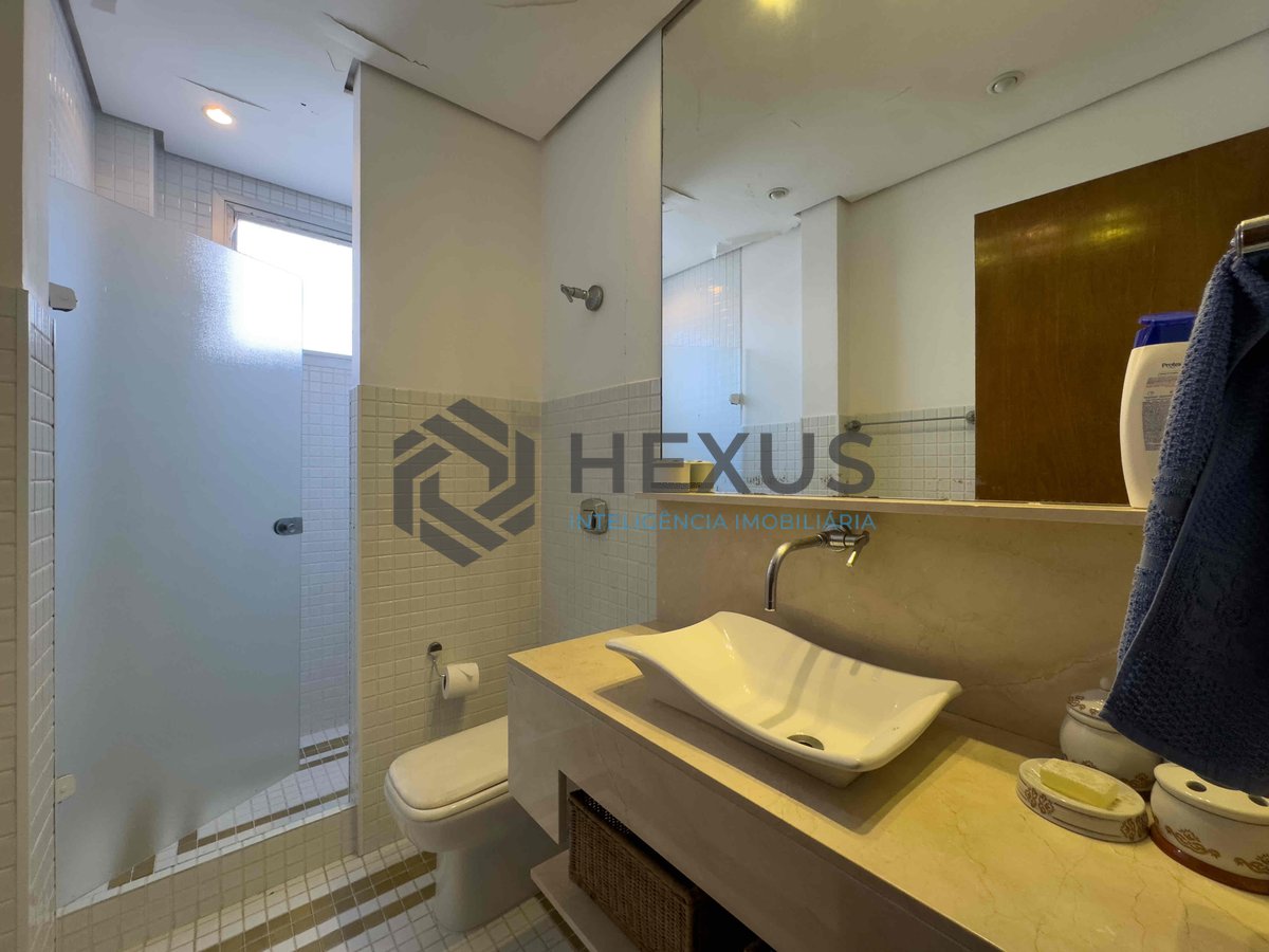 Foto 22 de Cobertura com piscina, churrasqueira, vista mar, quadra mar, Praia das Pitangueiras, 3 quartos (3 suítes), 2 vagas, Guarujá-SP | Hexus Inteligência Imobiliária