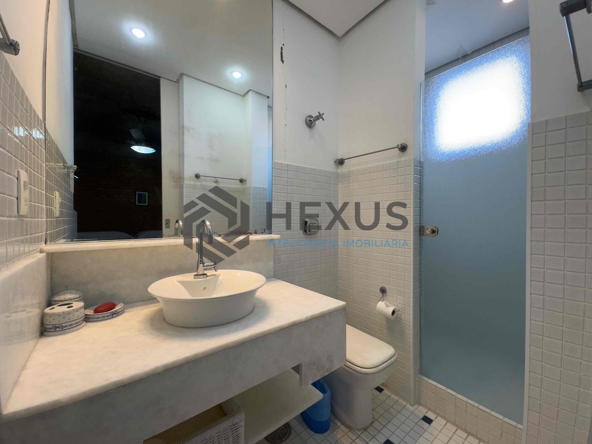 Foto 26 de Cobertura com piscina, churrasqueira, vista mar, quadra mar, Praia das Pitangueiras, 3 quartos (3 suítes), 2 vagas, Guarujá-SP | Hexus Inteligência Imobiliária