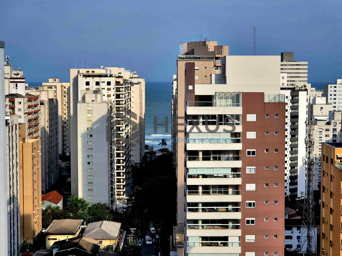 Foto 4 de Cobertura com piscina, churrasqueira, vista mar e lazer na Praia das Pitangueiras, Guaruja | Hexus
