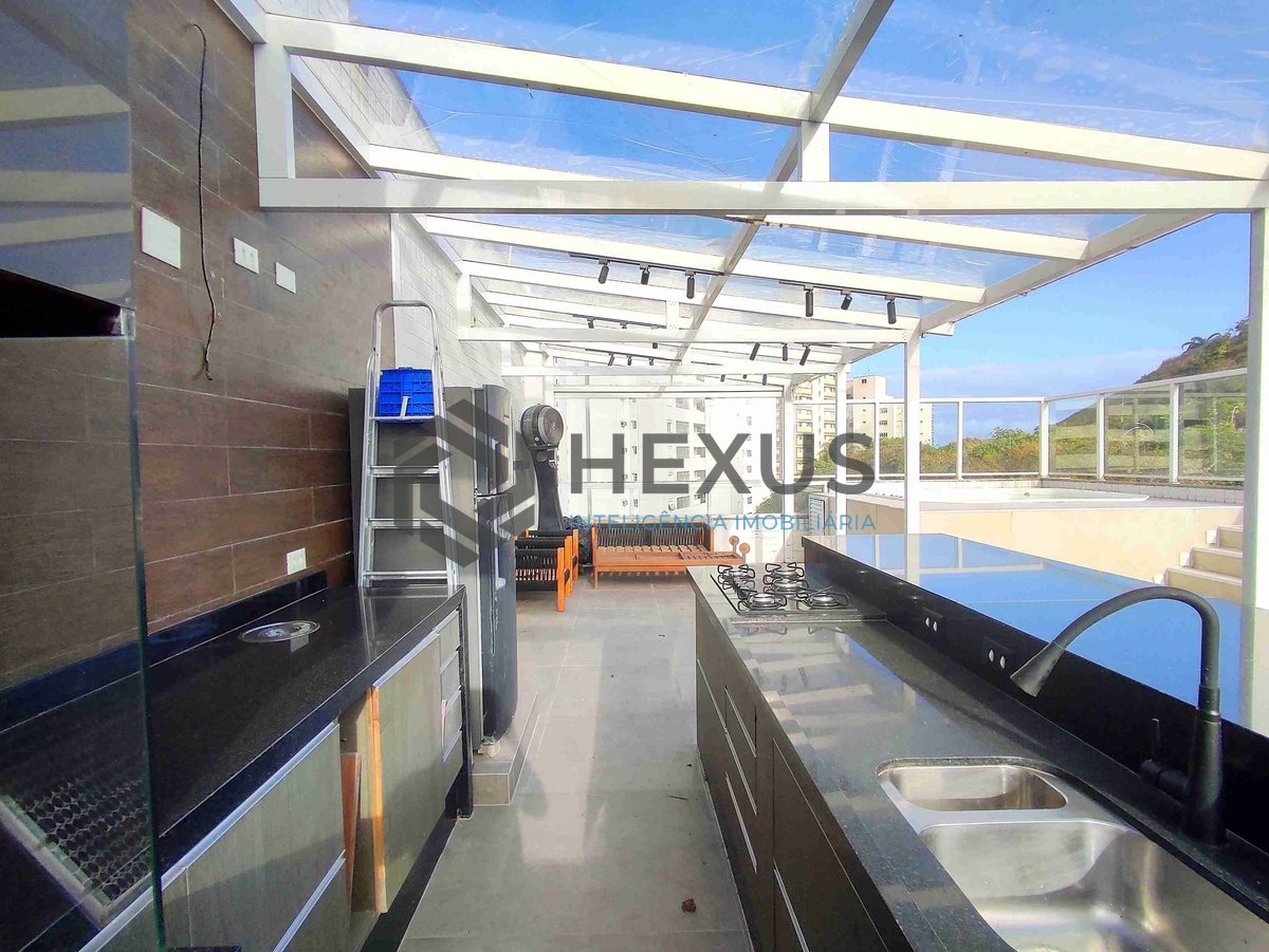 Foto 31 de Cobertura Penthouse com lazer e vista mar na praia das Asturias, Guaruja