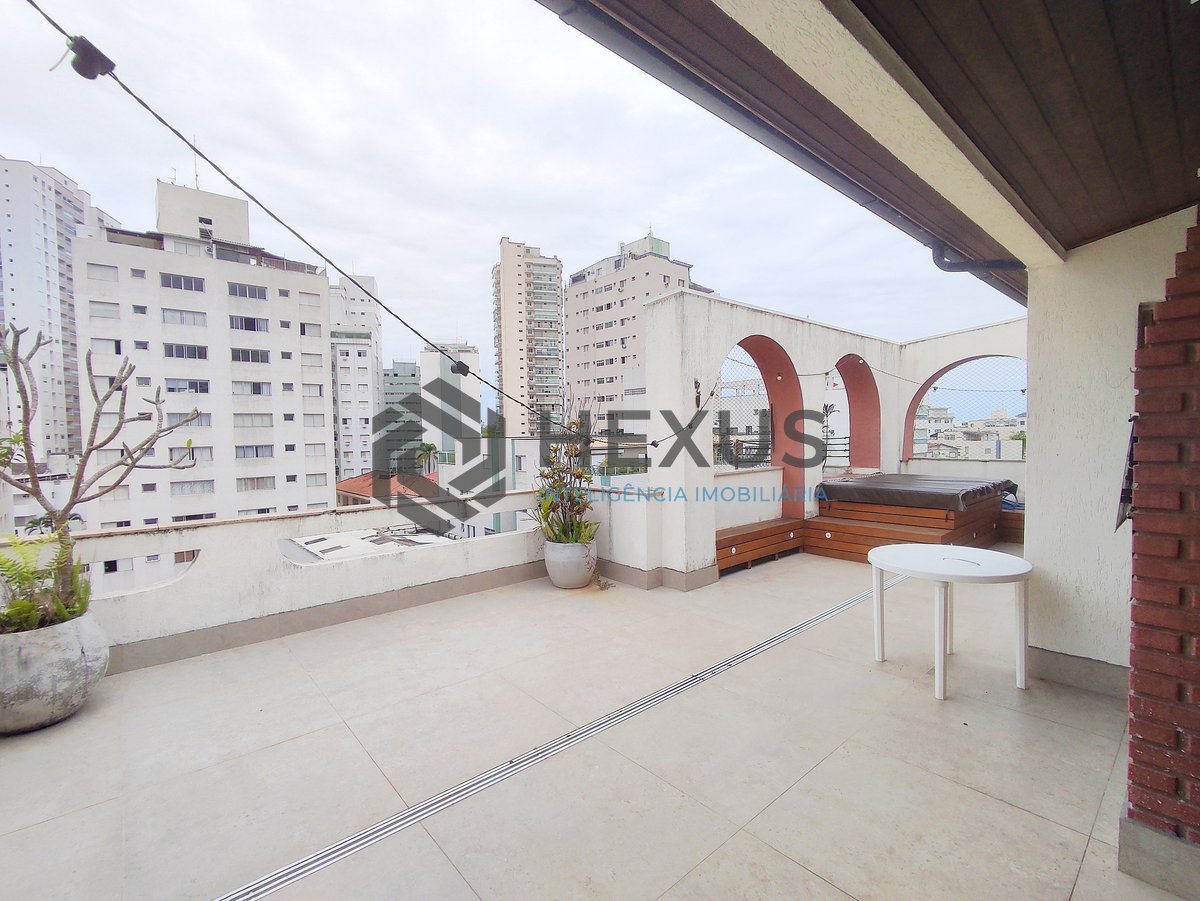Foto 11 de Cobertura Penthouse com lazer, piscina e churrasqueira na Praia das Asturias, Guaruja