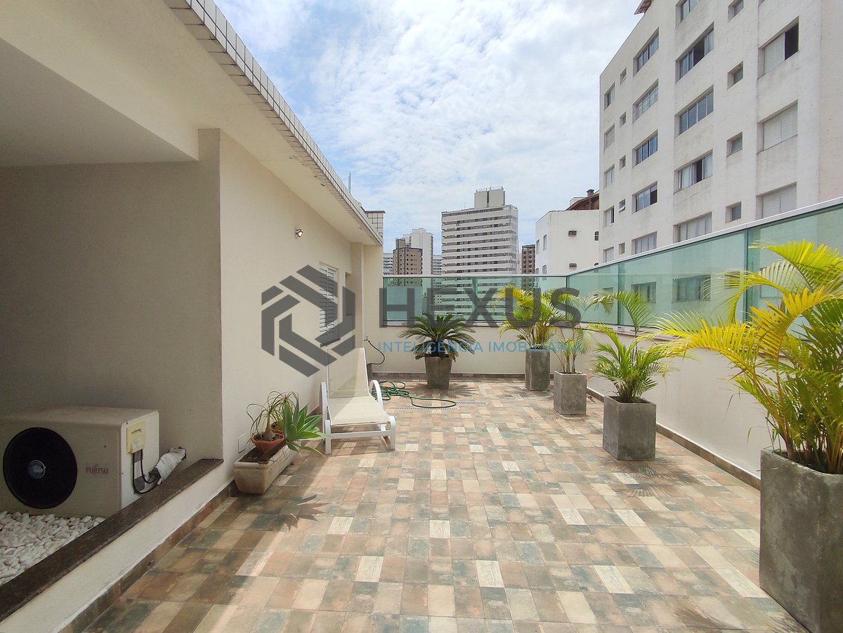 Foto 31 de Cobertura Penthouse reformada com varanda gourmet e despesas baixas na Praia das Asturias, Guaruja