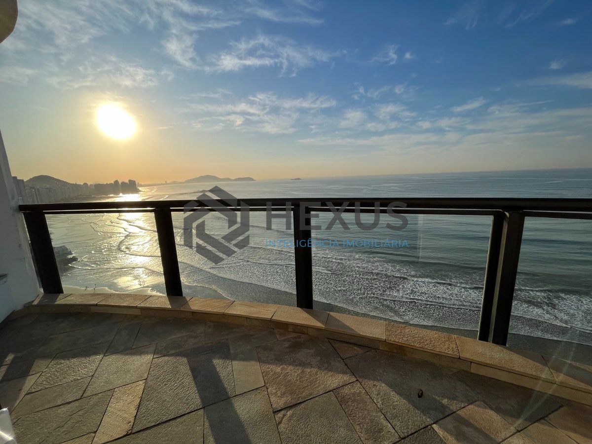 Foto 28 de Cobertura frente mar com varanda gourmet vista mar e piscina na Praia das Asturias, Guaruja