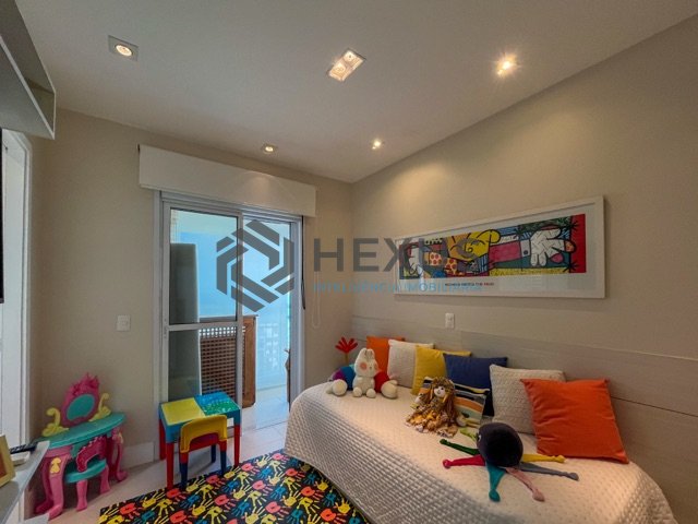 Foto 43 de Cobertura Duplex com varanda gourmet vista mar e lazer na Enseada, Guarujá