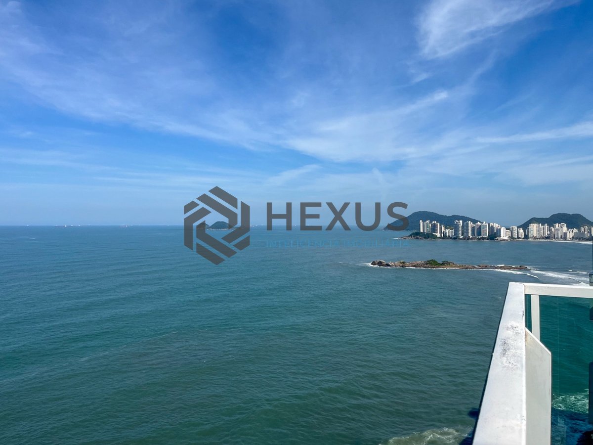 Foto 37 de Cobertura frente mar com piscina e área gourmet na Praia das Pitangueiras, Guaruja