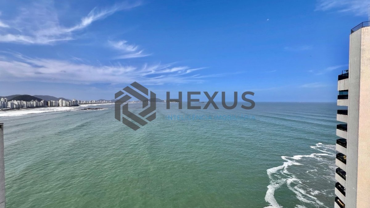 Foto 2 de Cobertura penthouse de alto padrão frente mar com piscina e churrasqueira na Praia das Asturias, Guaruja
