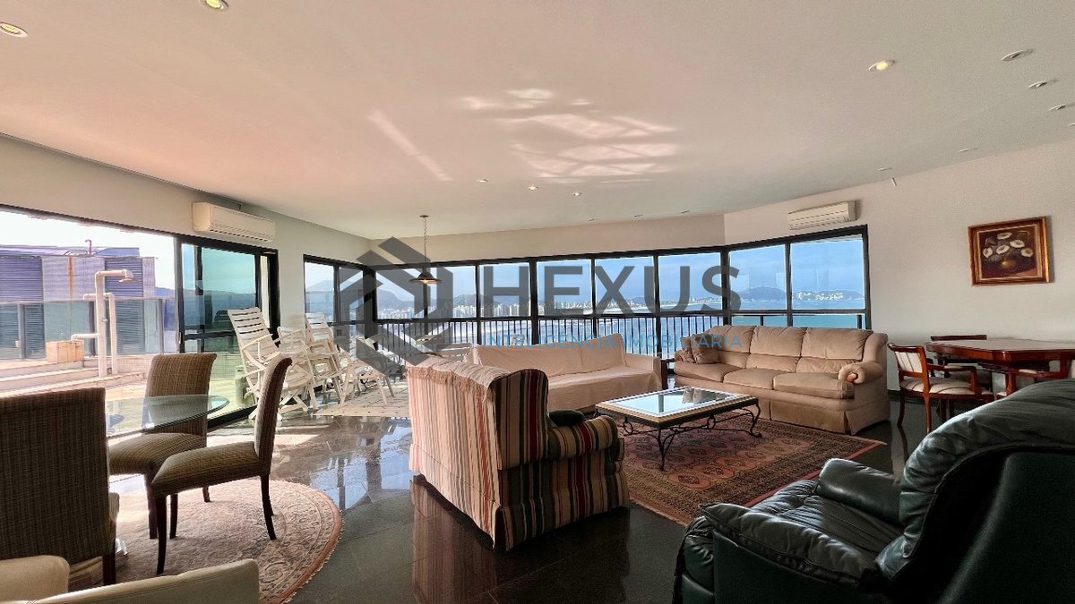 Foto 6 de Cobertura penthouse de alto padrão frente mar com piscina e churrasqueira na Praia das Asturias, Guaruja