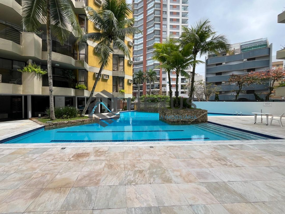 Foto 48 de Cobertura piscina e área gourmet com churrasqueira na região do Aquário na Praia da Enseada, Guaruja