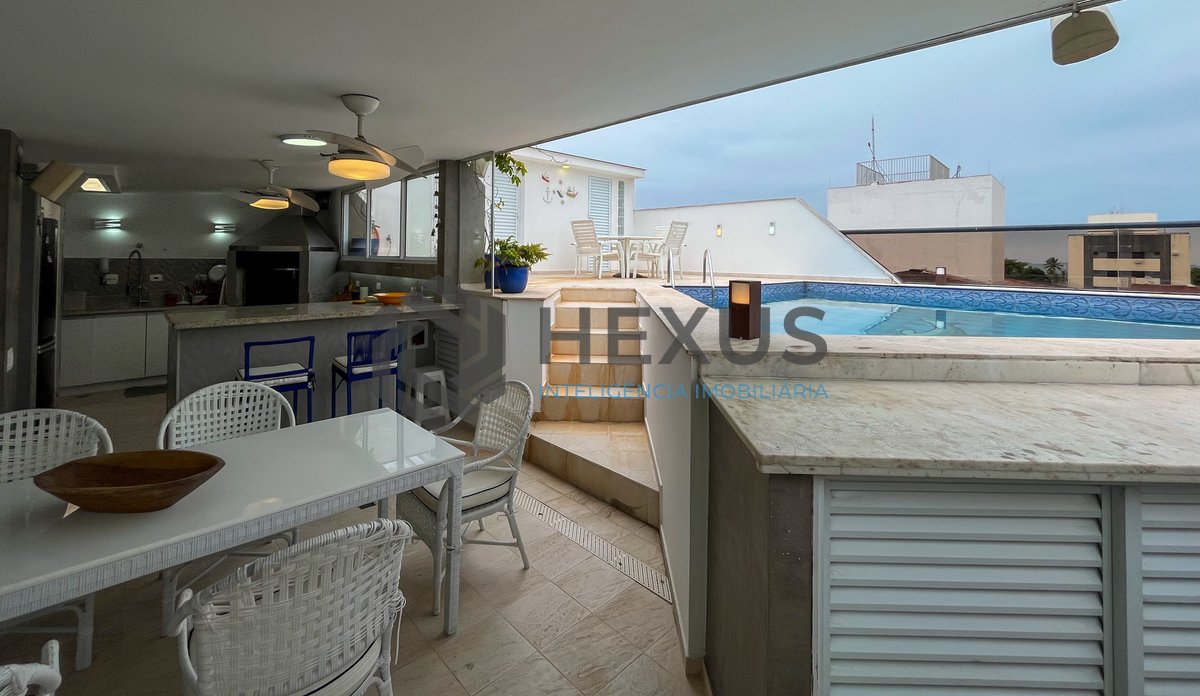 Foto 41 de Cobertura penthouse com varanda e lazer na Praia da Enseada, Guaruja