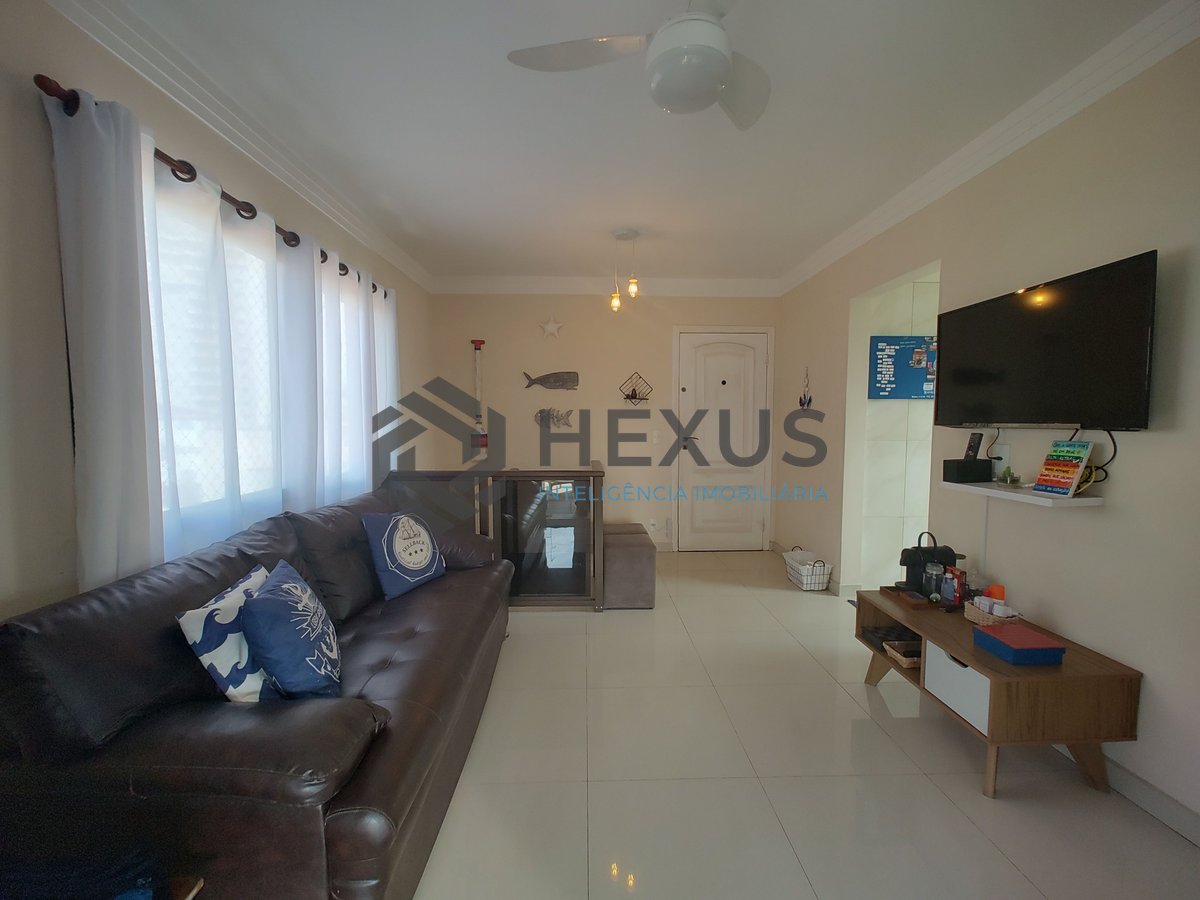 Foto 5 de Cobertura duplex com varanda e vista livre na Praia das Asturias, Guaruja