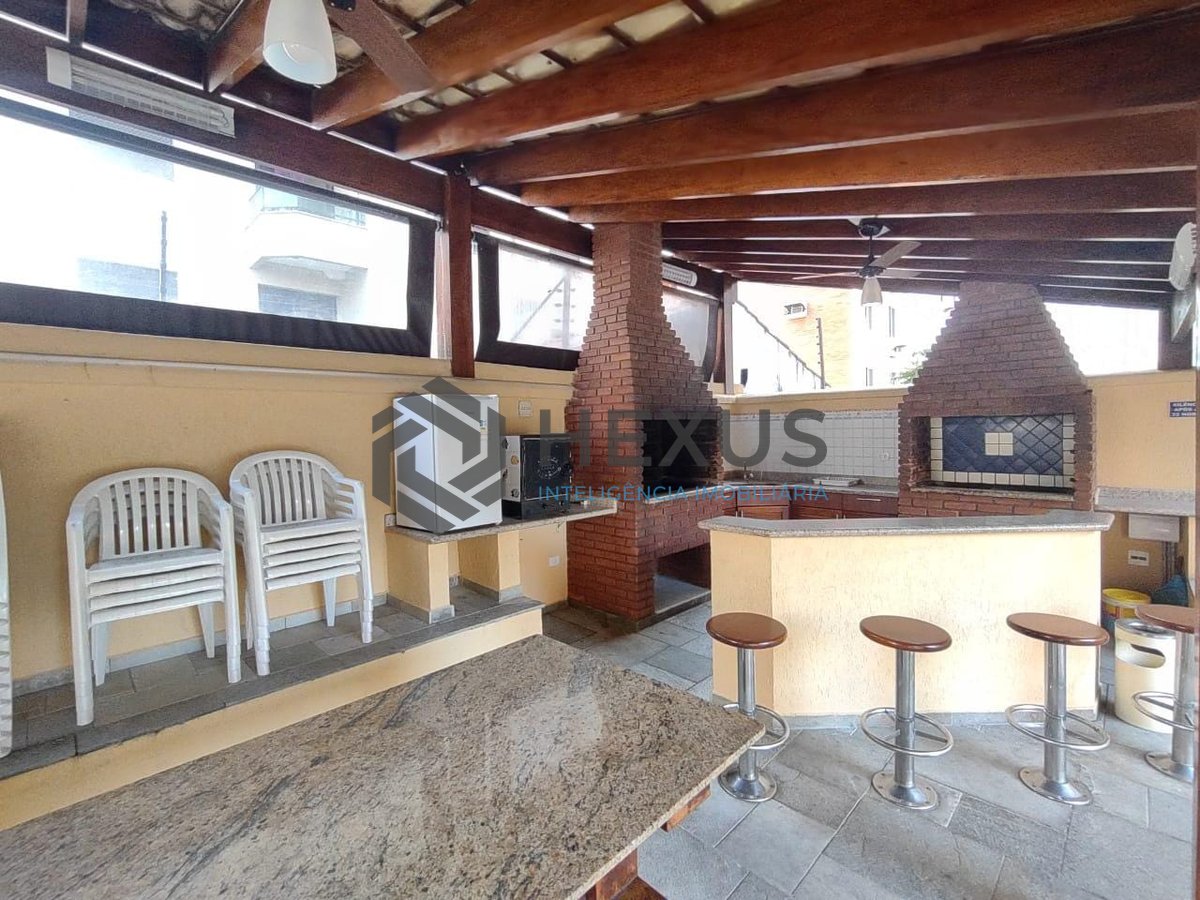 Foto 31 de Cobertura penthouse com varanda vista mar e lazer na região do Aquário na Praia da Enseada, Guaruja